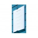 Targhe DURABLE INFO SIGN alluminio/acrilico trasparente/argento metallizzato 210x297 mm - 480623