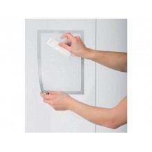 Cornici autofissanti DURABLE DURAFRAME® SUN A4 argento metallizzato 236x323mm  conf. 2 - 484123