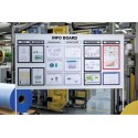 Cornici con pannello magnetico DURABLE DURAFRAME® MAGNETIC A4 PPL rigido nero 236x323 mm  conf. 5 - 486901
