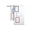 Cornici con pannello magnetico Durable DURAFRAME® MAGNETIC A4 PPL rigido argento met. 236x323 mm conf. 5 - 486923