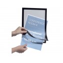 Cornici con pannello magnetico DURABLE DURAFRAME® A4 nero 236x323mm conf. 2 - 487201