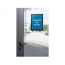 Cornici con pannello magnetico DURABLE DURAFRAME® A4 nero 236x323mm conf. 2 - 487201
