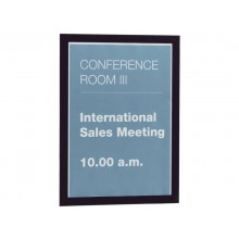 Cornici con pannello magnetico DURABLE DURAFRAME® A4 nero 236x323mm conf. 2 - 487201