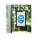 Cornici con pannello magnetico DURABLE DURAFRAME® A4 nero 236x323mm conf. 2 - 487201