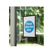 Cornici con pannello magnetico DURABLE DURAFRAME® A4 nero 236x323mm conf. 2 - 487201