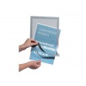 Cornici con pannello magnetico DURABLE DURAFRAME® A4 argento 236x323mm conf. 2 - 487223