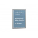 Cornici con pannello magnetico DURABLE DURAFRAME® A4 argento 236x323mm conf. 2 - 487223