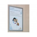 Cornici con pannello magnetico DURABLE DURAFRAME® A4 argento 236x323mm conf. 2 - 487223