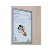 Cornici con pannello magnetico DURABLE DURAFRAME® A4 argento 236x323mm conf. 2 - 487223