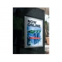 Cornici con pannello magnetico DURABLE DURAFRAME® A4 argento 236x323mm conf. 2 - 487223