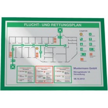 Cornici con pannello magnetico DURABLE DURAFRAME® A3 verde 325x445mm conf. 2 - 487305