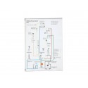 Tasca magnetica DURABLE plastica trasparente formato A4 busta da 2 - 487419