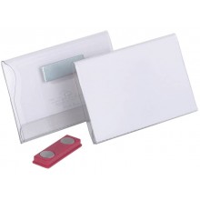 Portanomi DURABLE con magnete trasparente inserto 54x90mm conf. 25 - 811719