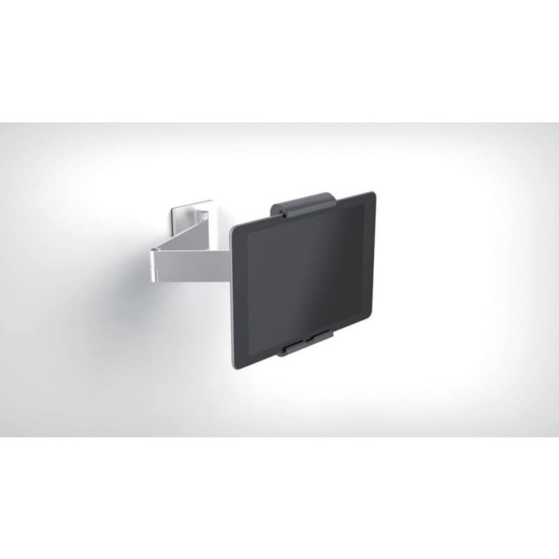 Porta tablet da muro DURABLE Tablet Holder Wall XL 85x50x180 mm argento  metallizzato - 8938-23