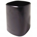 Portapenne ARDA in polistirolo nero opaco - 6,5x6,5x9,5 cm - 4111N
