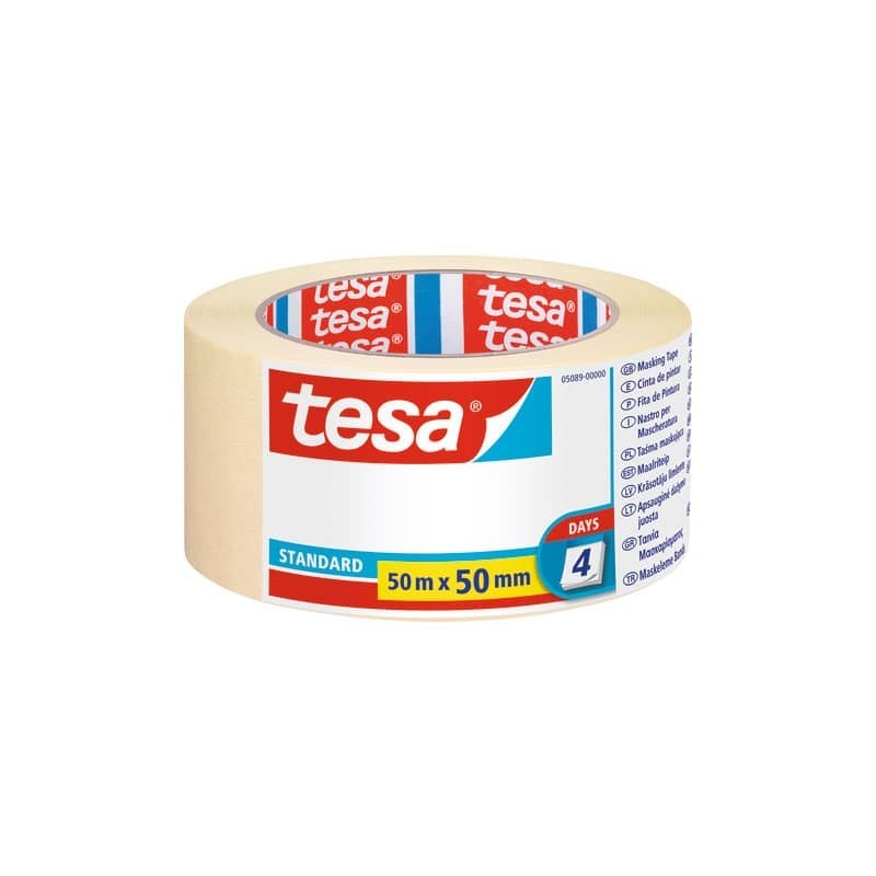 Nastri per mascheratura tesa in carta standard 50 mm x 50 m 05089-00000-02