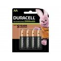 Batterie ricaricabili Duracell Precaricata Stilo 2500 mAh AA conf. da 4 - DU75