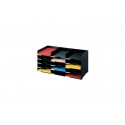 Schedario portacorrispondenza Paperflow componibile  a 15 cassetti nero 67x30,4x31,3 cm - K421301