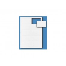 Biglietti da visita Decadry microperforati 85x54 mm. Fogli A4 bianco Conf. 180 biglietti - T403260