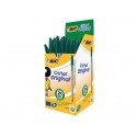 Penna a sfera BIC Cristal M punta 1 mm verde Conf. 50 pezzi - 8373629