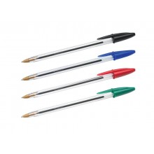 Penna a sfera BIC Cristal M punta 1 mm verde Conf. 50 pezzi - 8373629
