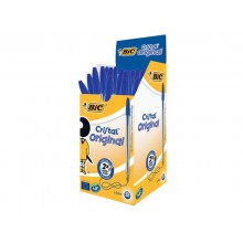 Penna a sfera BIC Cristal M punta 1 mm blu Conf. 50 pezzi - 8373609