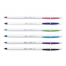 Penna a sfera con cappuccio BIC Cristal UP M 1,2 mm blu 949879 (Conf.20)