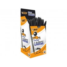 Penna a sfera BIC Cristal® Large 1,6 mm nero Conf. 50 pezzi - 880648