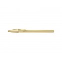 Penna a sfera BIC Cristal Shine Gold M 1 mm blu 526281 (Conf.20)