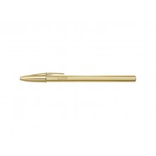 Penna a sfera BIC Cristal Shine Gold M 1 mm blu 526281 (Conf.20)