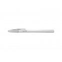 Penna a sfera BIC Cristal Shine Silver M 1 mm nero 526280 (Conf.20)