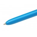 Penna a sfera a scatto BIC 4 Colours M 1 mm assortiti 982866 (Conf.12)