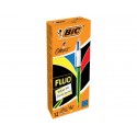 Penne a sfera a scatto BIC 4 Colours Fluo M/L 1/1,6 mm assortiti 982868 (Conf.12)