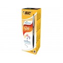 Penna a sfera a scatto BIC Atlantis Soft M 1 mm nero 9021332 (Conf.12)