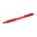 Penna a sfera a scatto BIC SoftFeel Clic Grip M 1 mm rosso Conf. 12 pezzi - 837399
