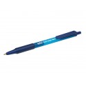 Penna a sfera a scatto BIC SoftFeel Clic Grip M 1 mm blu Conf. 12 pezzi - 837398