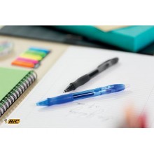 Penna gel a scatto BIC Gel-ocity 0,7 mm nero 526275 (Conf.12)