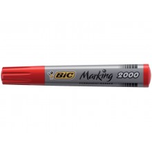 Marcatore permanente BIC Marking 2000 punta conica 4,95 mm rosso 8209133 (Conf.12)