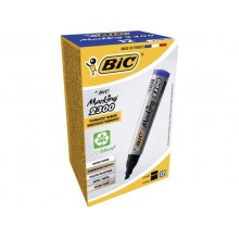 Marcatore permanente BIC Marking 2300 punta scalpello 3,7-5,5 mm blu 8209253 (Conf.12)