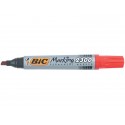 Marcatore permanente BIC Marking 2300 punta scalpello 3,7-5,5 mm rosso 8209243 (Conf.12)