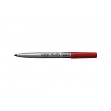 Marcatore permanente BIC Marking Pocket 1445 punta conica 1 mm rosso 8209002 (Conf.12)
