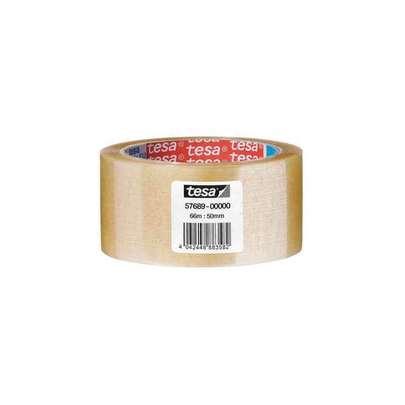 Nastri adesivi per la spedizione tesa acrilico 50 mm x 66 m trasparente 57689-00000-00 (Conf.6)