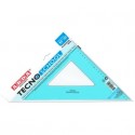 Squadra ARDA Linea Tecnoschool polistirolo termoresistente azzurro trasparente 45° cm 35 - 40135SS (Conf.10)
