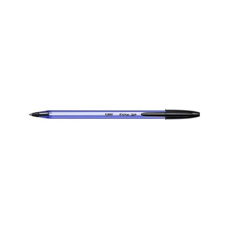 Penna a sfera BIC Cristal Soft M 1,2 mm nero 951433 a soli 0.37