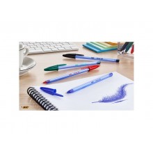 Penna a sfera BIC Cristal Soft M 1,2 mm nero 951433 (Conf.50)