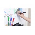 Marcatore per lavagne bianche BIC Velleda Liquid Ink Pocket punta conica 4,2 mm nero - 902088 (Conf.12)