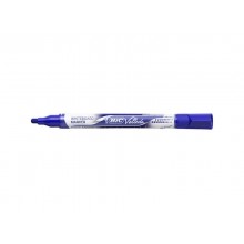 Marcatore per lavagne bianche BIC Velleda Liquid Ink Pocket punta conica 4,2 mm blu - 902087 (Conf.12)
