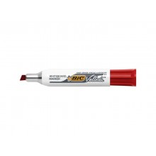 Marcatore per lavagne bianche BIC Velleda 1781 punta a scalpello 3,3-4,6 mm rosso - 9402961 (Conf.12)