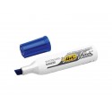 Marcatore per lavagne bianche BIC Velleda 1781 punta a scalpello 3,3-4,6 mm blu - 9402971 (Conf.12)