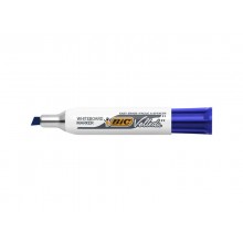Marcatore per lavagne bianche BIC Velleda 1781 punta a scalpello 3,3-4,6 mm blu - 9402971 (Conf.12)
